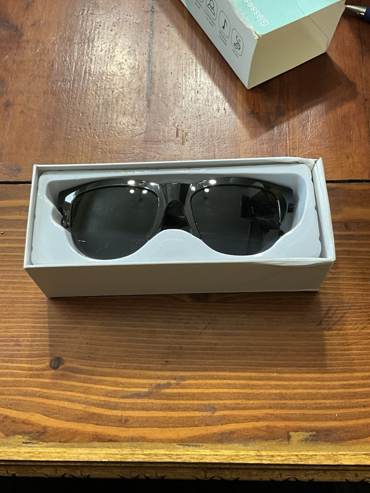 F-06 Smart Glasses Bluetooth Wireless Headset Sunglasses Black