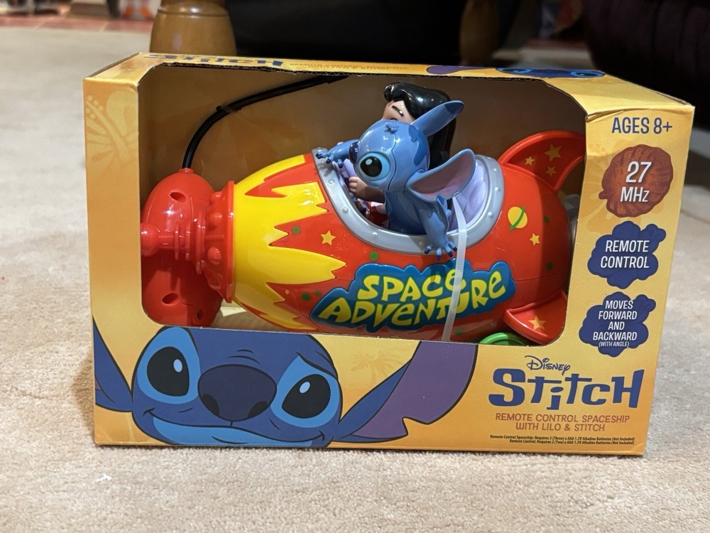 NEW, REMOTE CONTROL SPACESHIP WITH LILO & STITCH