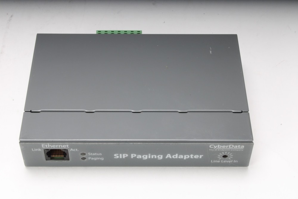 Cyber Data 011233A V3 SIP Paging Adapter - No Power Supply