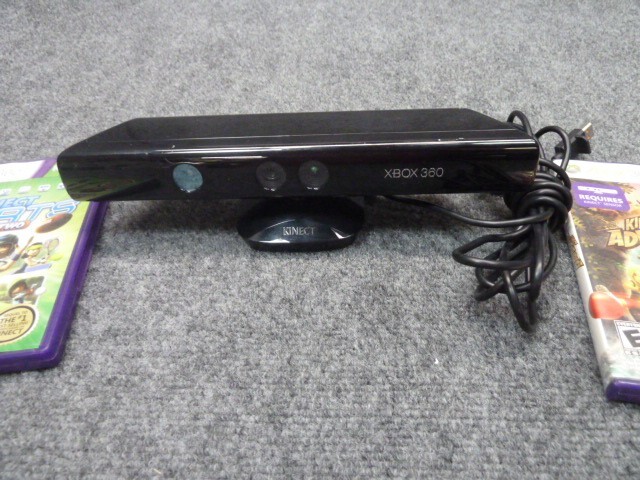 Xbox 360 Kinect Sensor Bar 1414 + GAMES