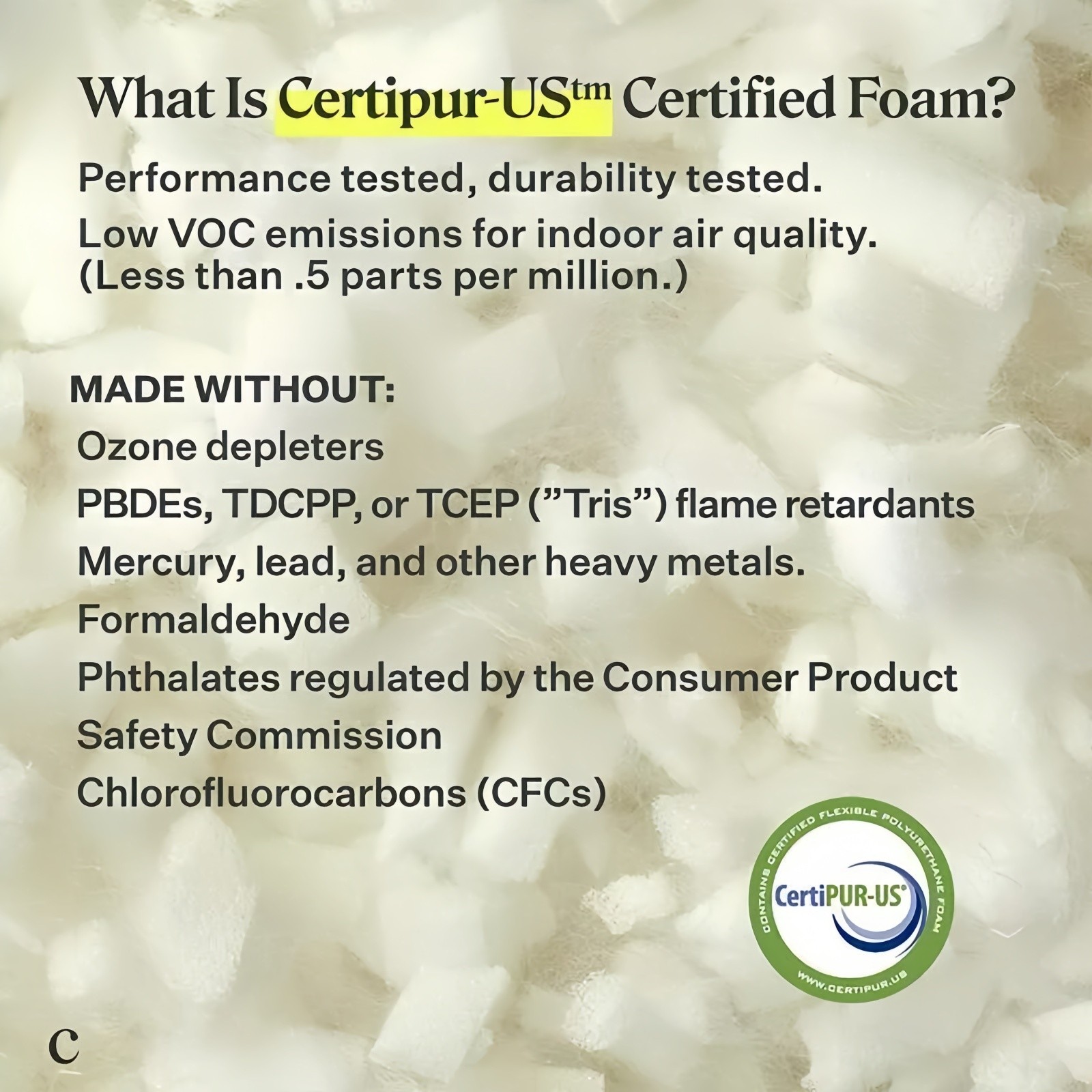 Coop Home Goods Memory Foam Pillow Adjustable Loft Pillow For Bed Sleeping Queen