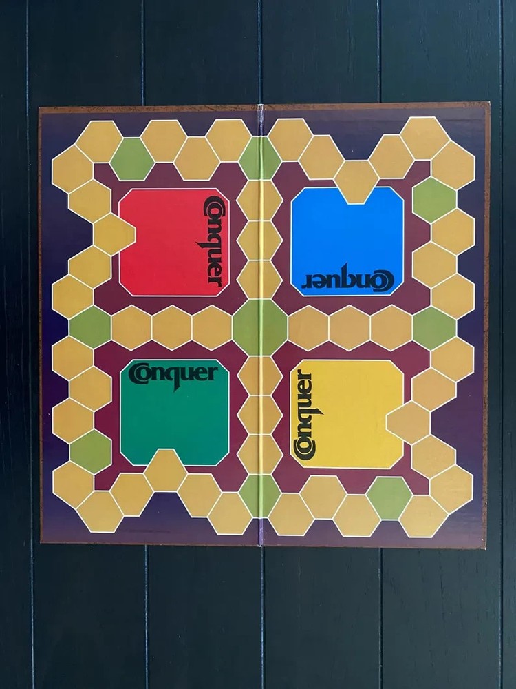 Vintage 1979 Conquer Board Game By Whitman - COMPELTE