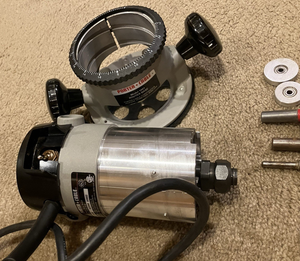Porter Cable router model 690LR with extras