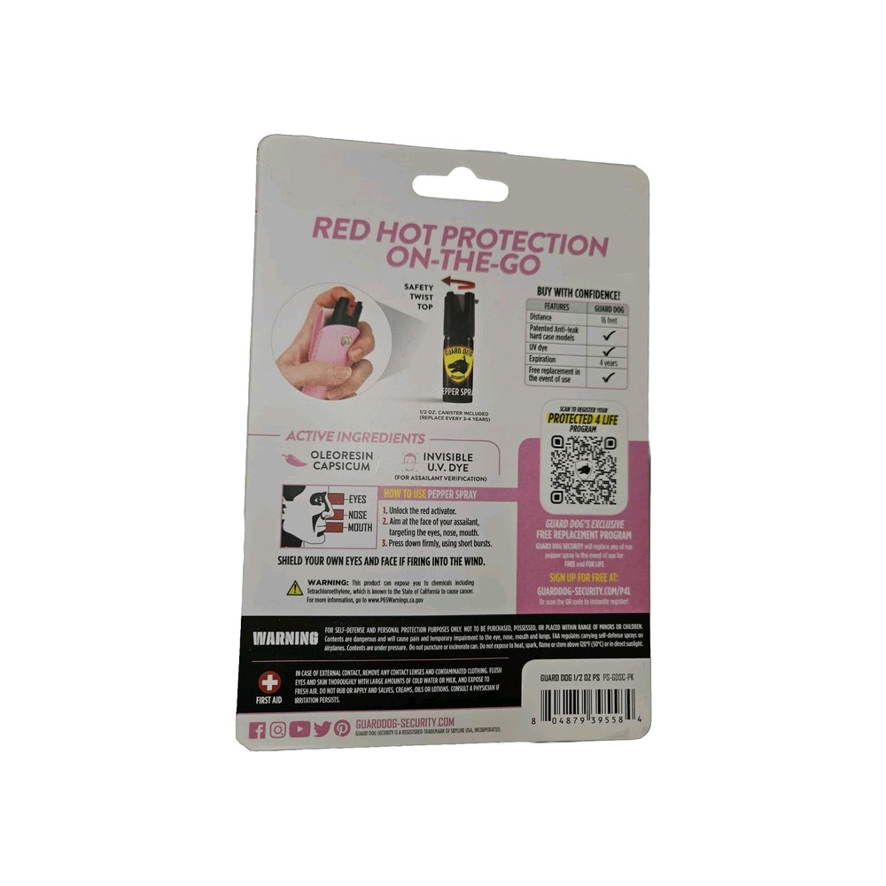guard dog security pepper spray