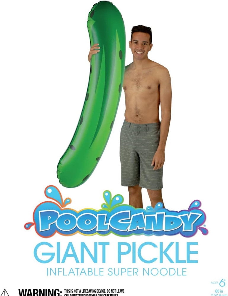 Giant Inflatable Pickle Pool Noodle