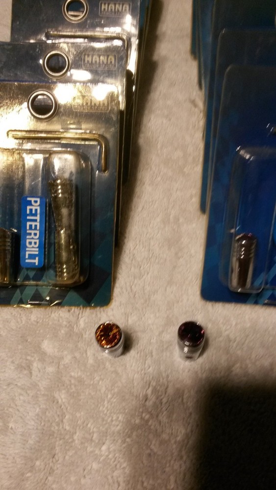 Hana Chrome Toggle Switch Jewels Peterbilt Mini 3 count Amber