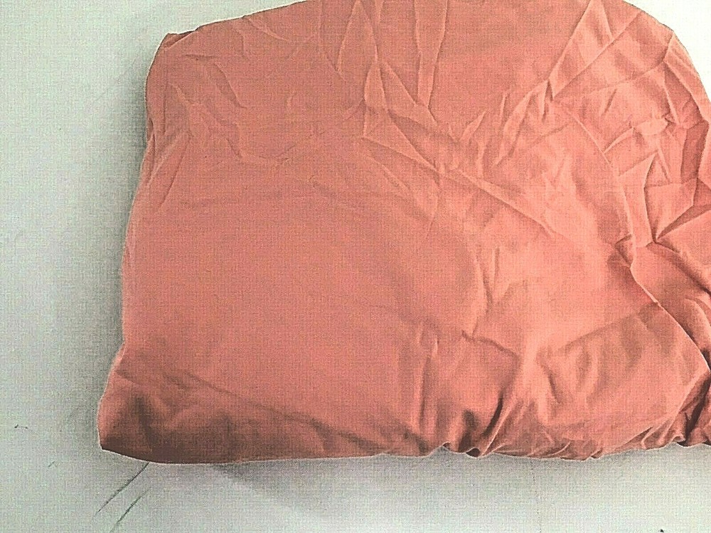 Room Essentials Sheet Fitted Twin Orange Polyester Fully Elasticized  2 Pockets