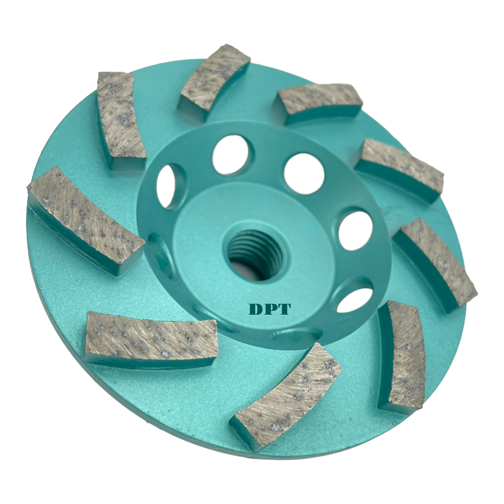 2 Pack 4.5" Diamond Segment Grinding Wheel Disc for Concrete Angle Grinders
