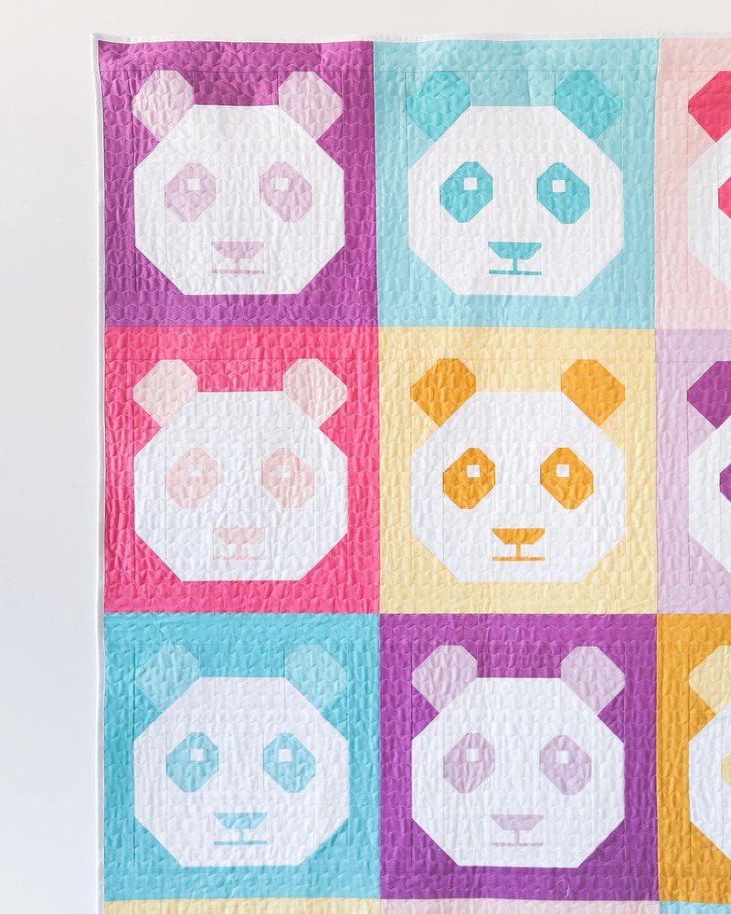 Pandamonium Quilt Pattern by Cotton and Joy