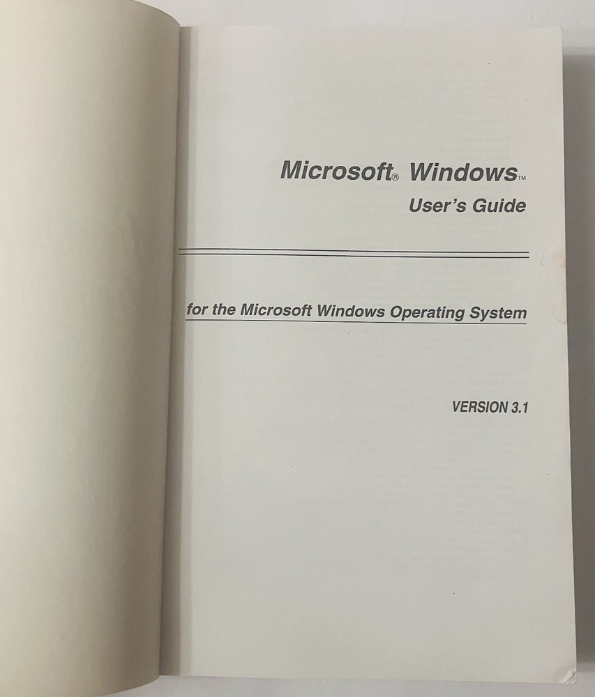 Microsoft Windows 3.1 (1992) Complete 6-Disk Set + User Guide | 3.5” HD Floppies
