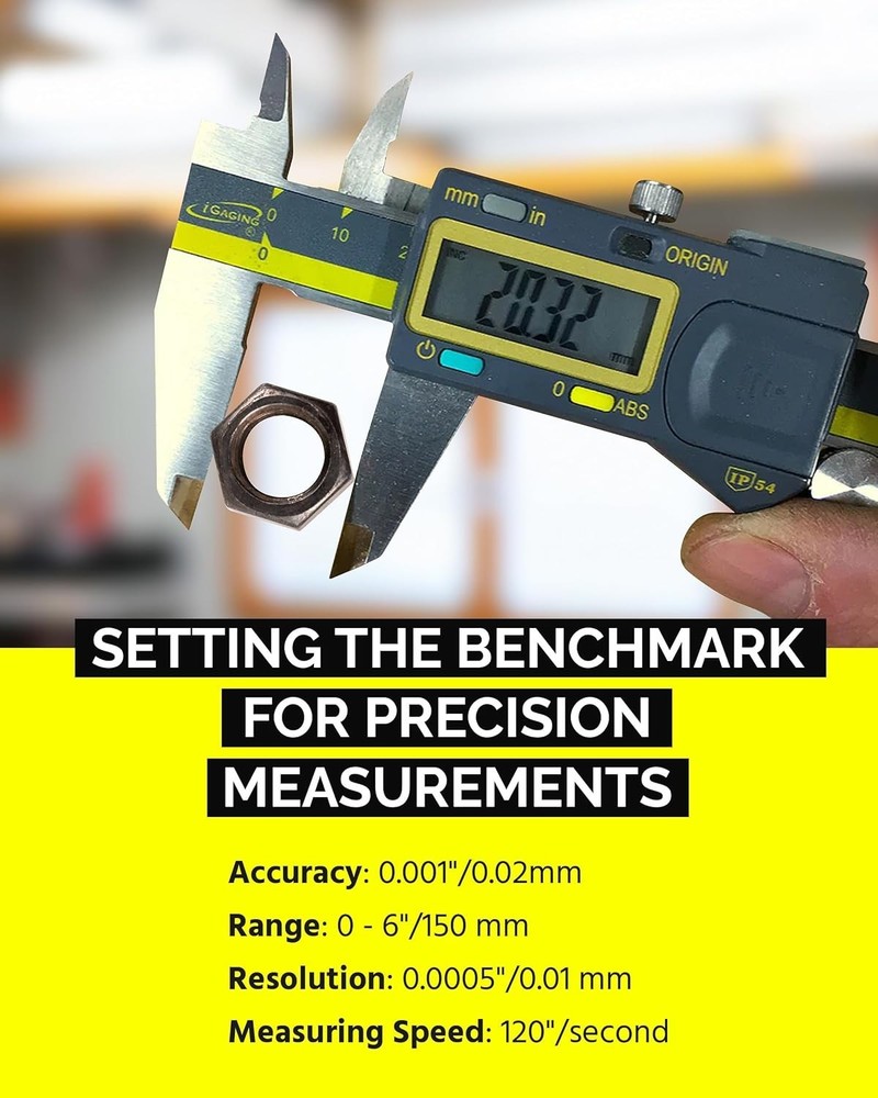 Absolute Origin 0-6" Digital Caliper - Stainless Steel