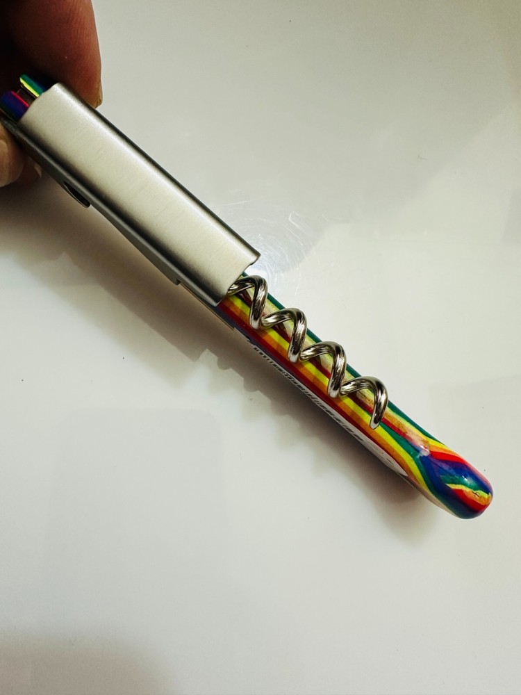 Capitano Classic Rainbow Corkscrew Wine Key Opener