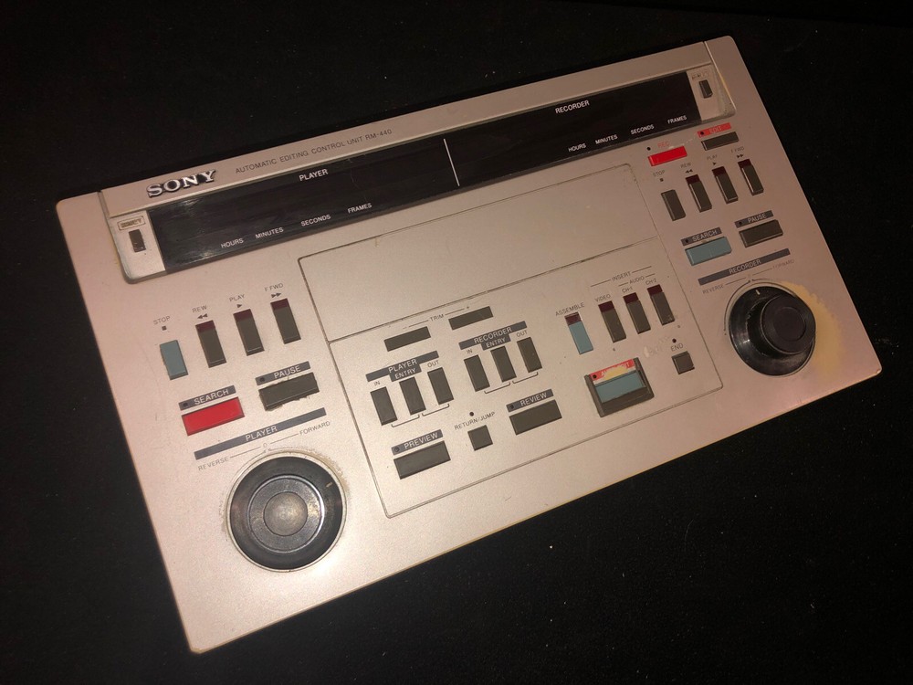 SONY RM-440 Professional Video Automatic Editing Control Unit *UNTESTED*