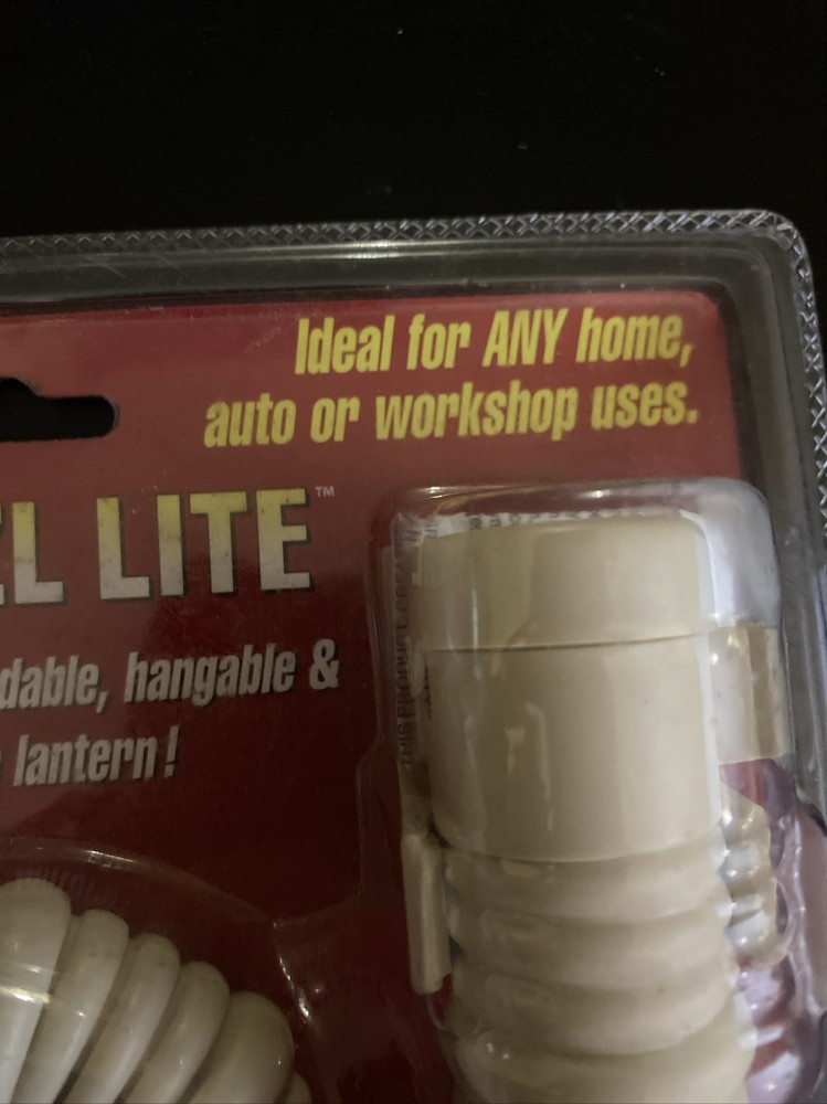Vintage LiteAide Pretzel Lite Twistable Bendable Hangable Flexible Lantern Light
