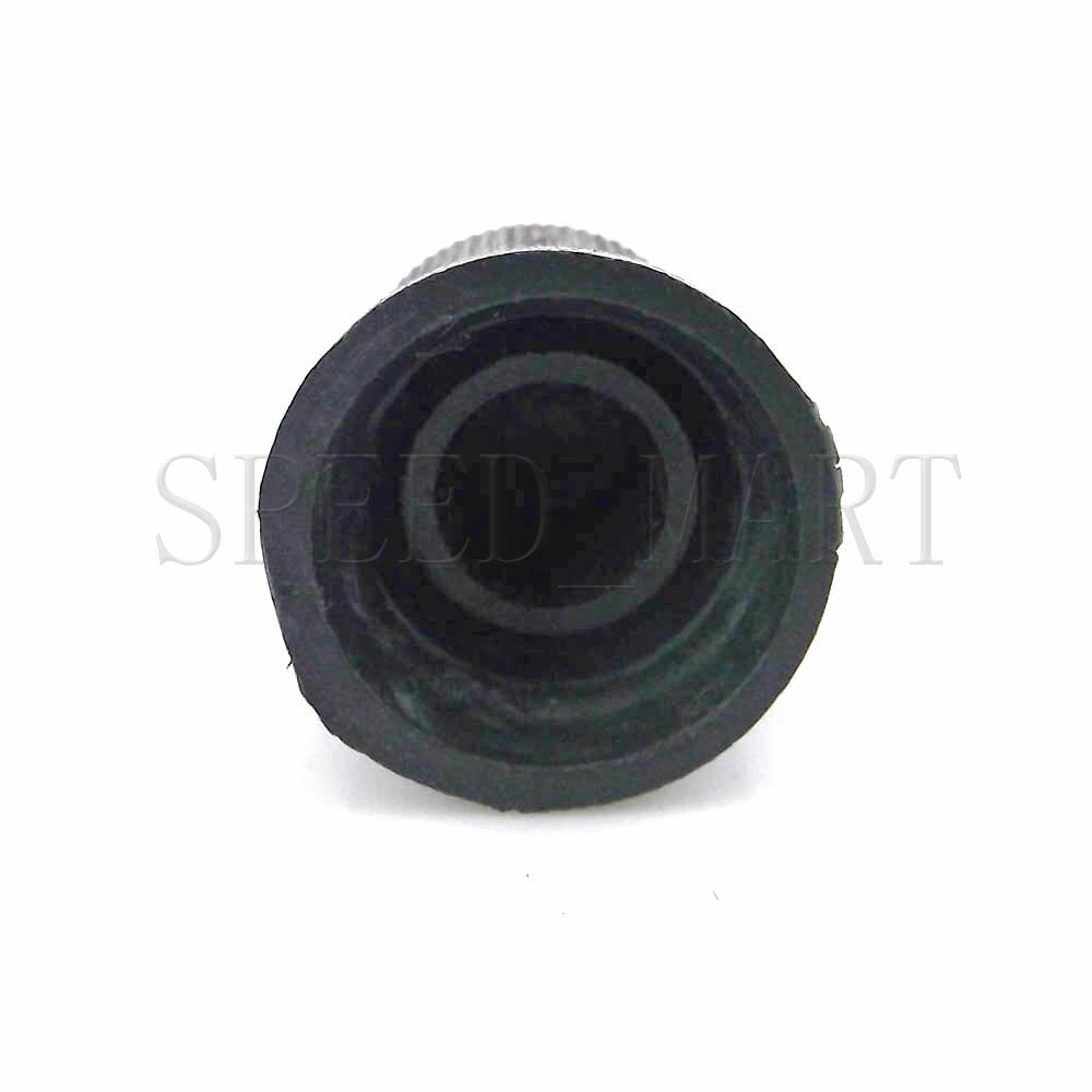 Black Knob Blue Face Rotary Switch Potentiometer Volume Pointer Hole 6mm