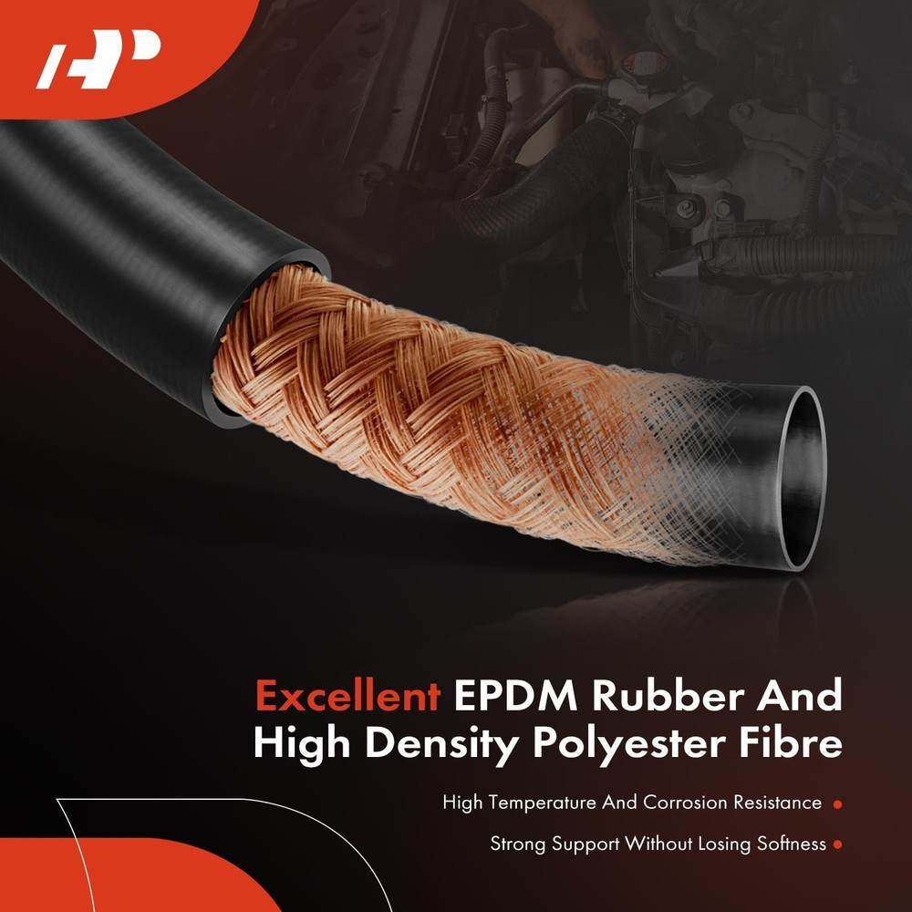 A-Premium 2-Pack Lower & Upper Side Radiator Coolant Hoses Compatible with Fo...