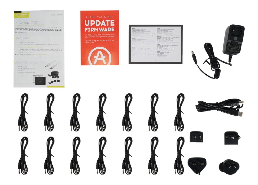 Arturia KEYSTEP PRO Black Polyphonic Sequencing Midi/USB Keyboard Controller+Bag