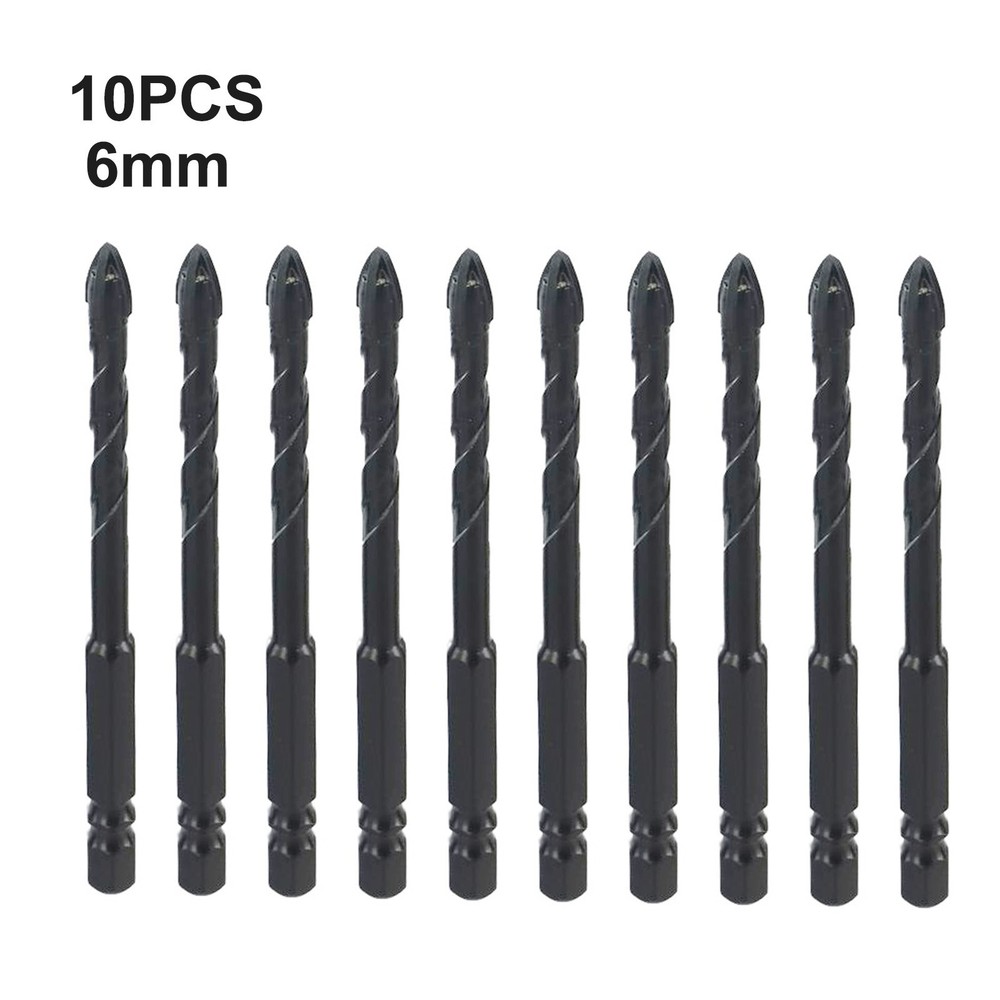 Tools 10pcs 6mm Drill Bits Tiles Ceramic Drilling For Tile Brick Glass