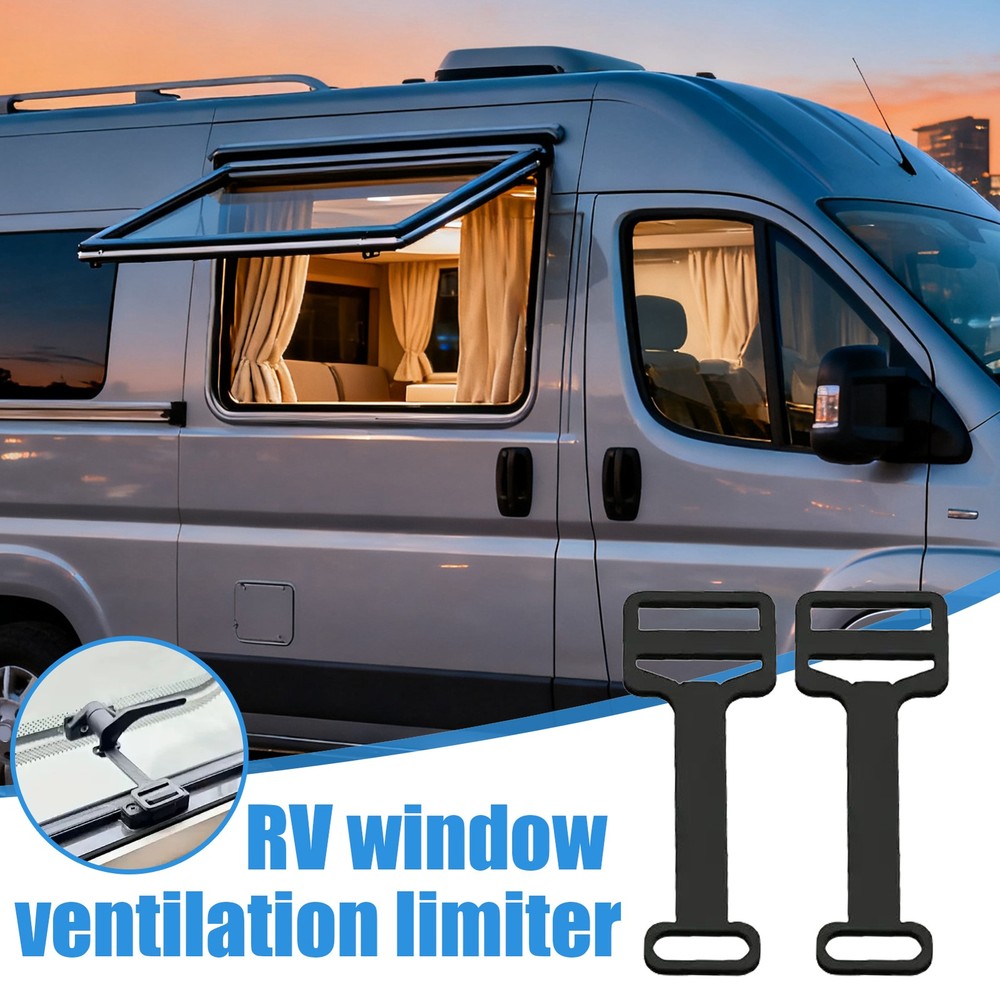 For PolyPlastic RV Window Catch 2 Pieces Restrictor Lock Tool Wheel