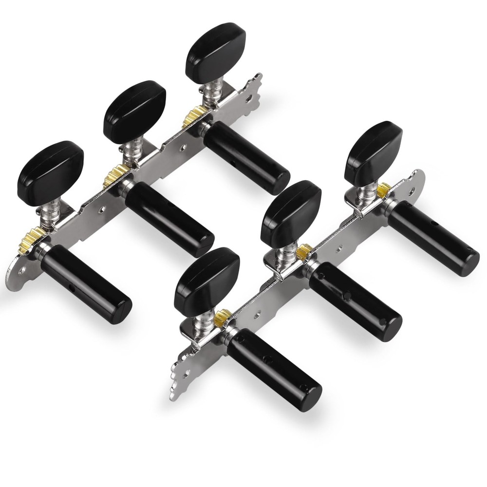 Classical Guitar Tuners 6 Strings Tuning Keys Pegs with Tools Screwdriver, Gu...