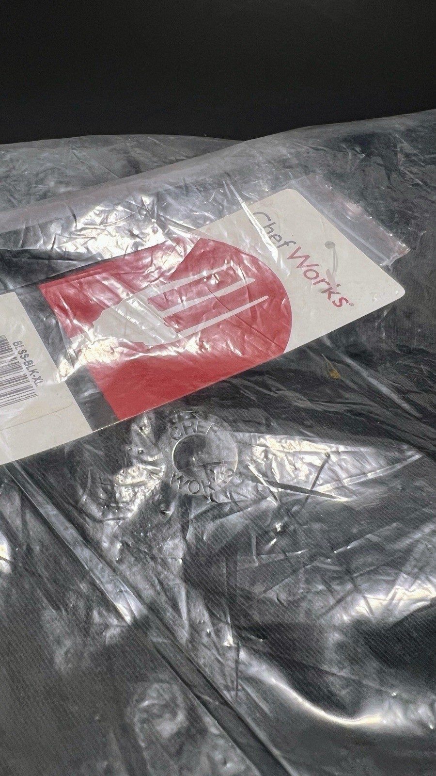 Chef Works, BLSS-BLK-XL, Chef's Coat New in Package