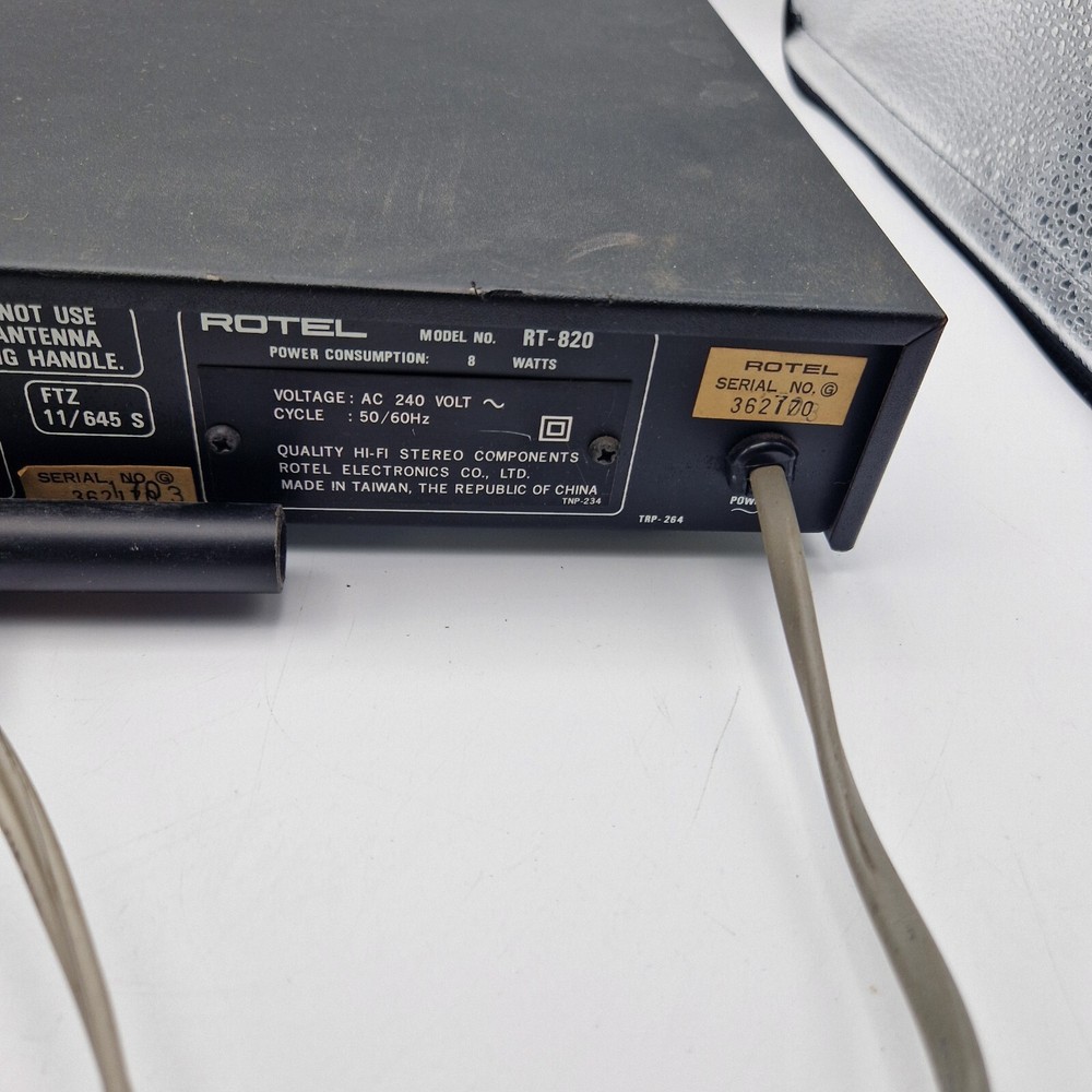 ROTEL Stereo Tuner Separate RT-820