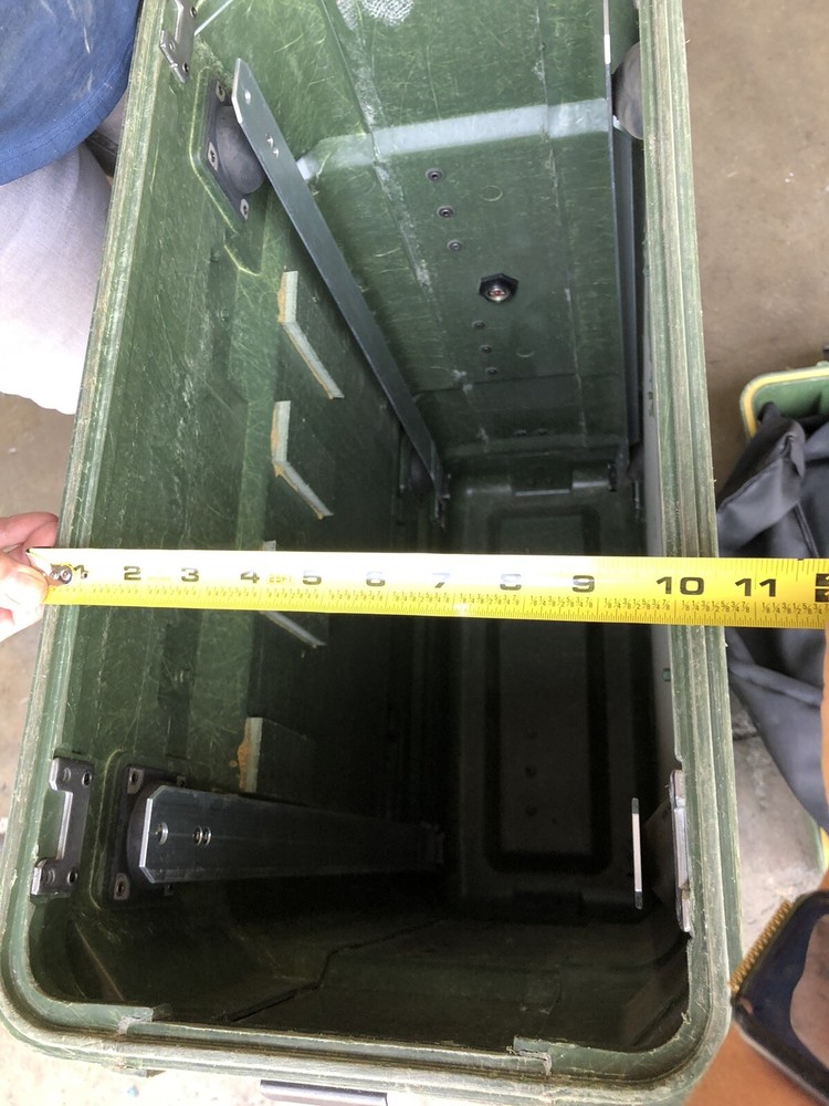 Hardigg Style Rack Mount Case General Dynamics Military Electronics Crate 36.5"