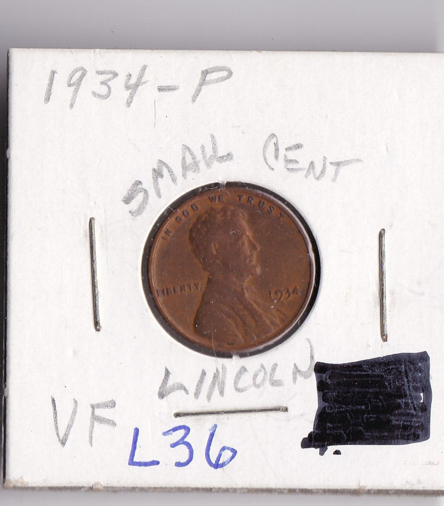 1934 Lincoln Cent L36