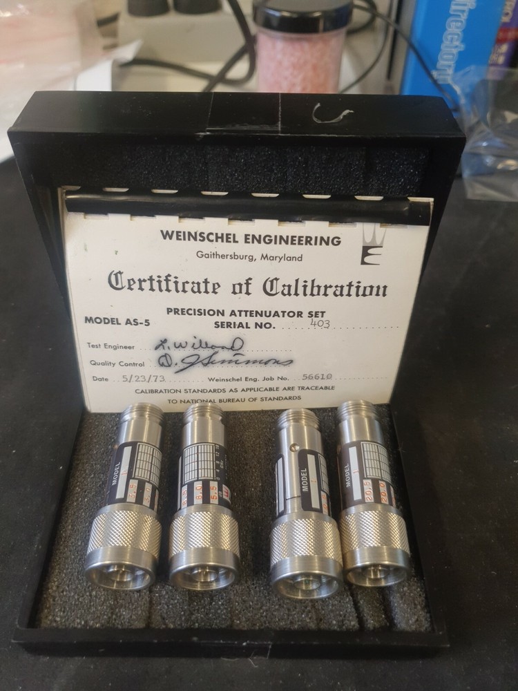 Weinschel Model AS-5 Precision Attenuator Set