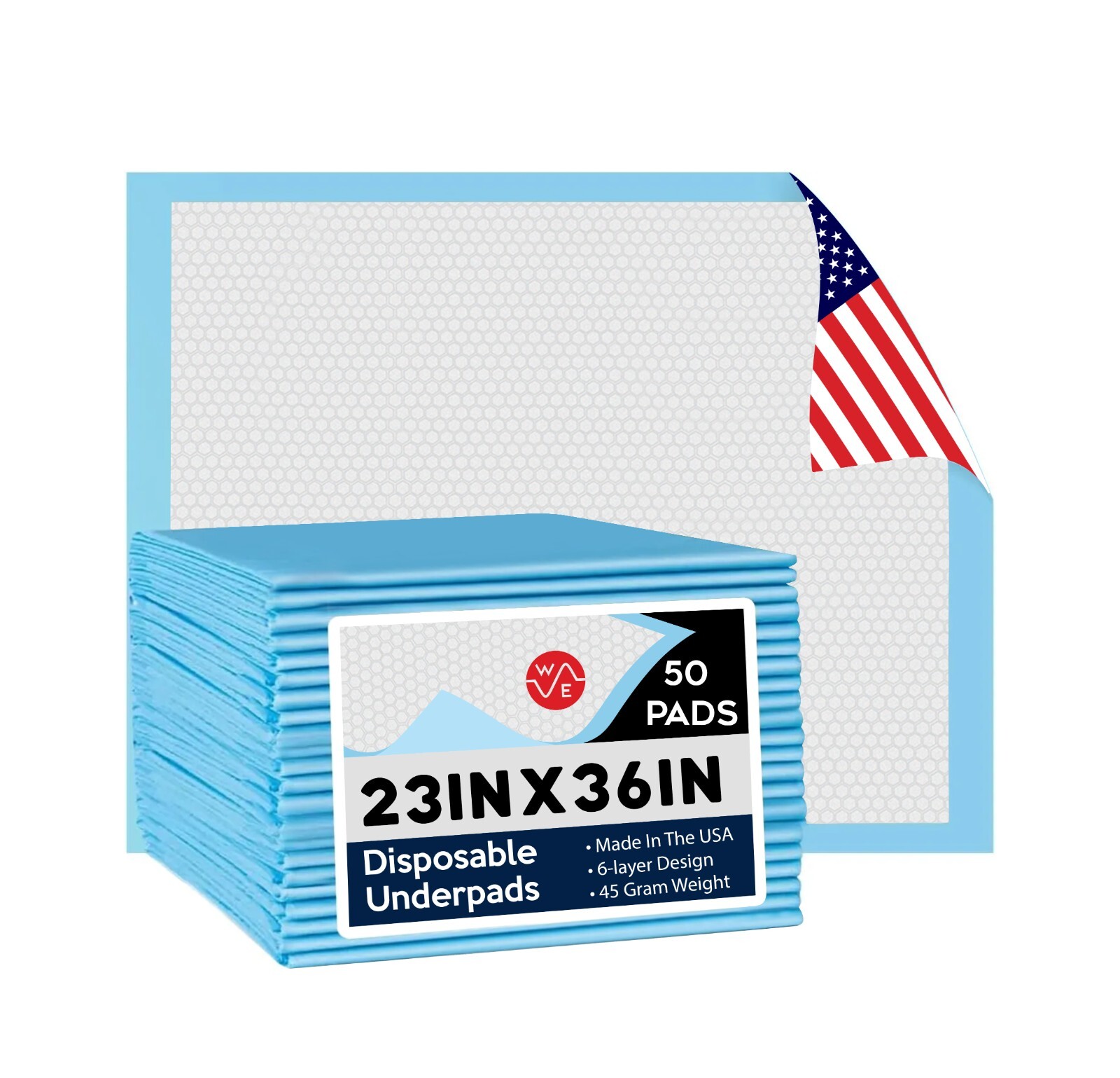 Disposable Underpads 23'' X 36'' Pee Pad ULTRA Absorbent Bed Incontinence Covers