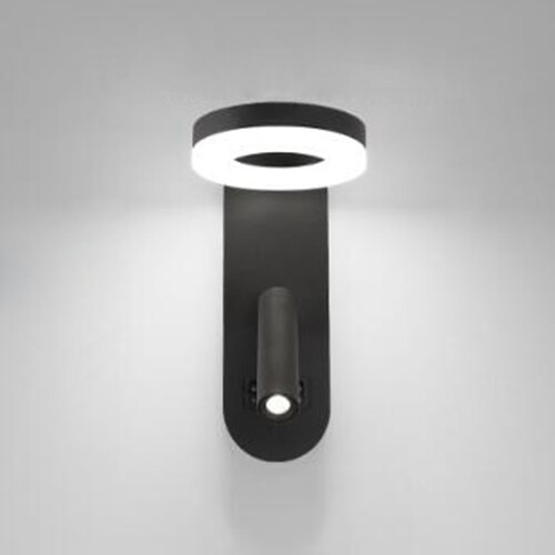 LED Wall Mounted Light Fixture Adjustable Spotlight Bedside Reading Lamp Switch