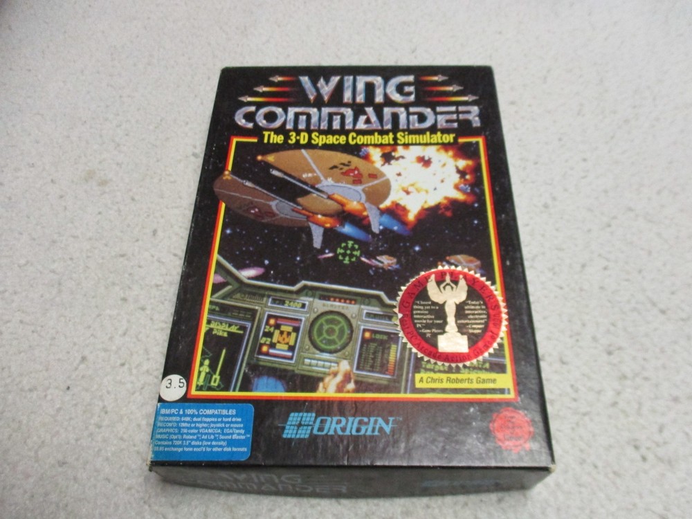WING COMMANDER 3.5 DISC IBM/PC 100% COMPLETE IN BOX VINTAGE COMPUTING GAME