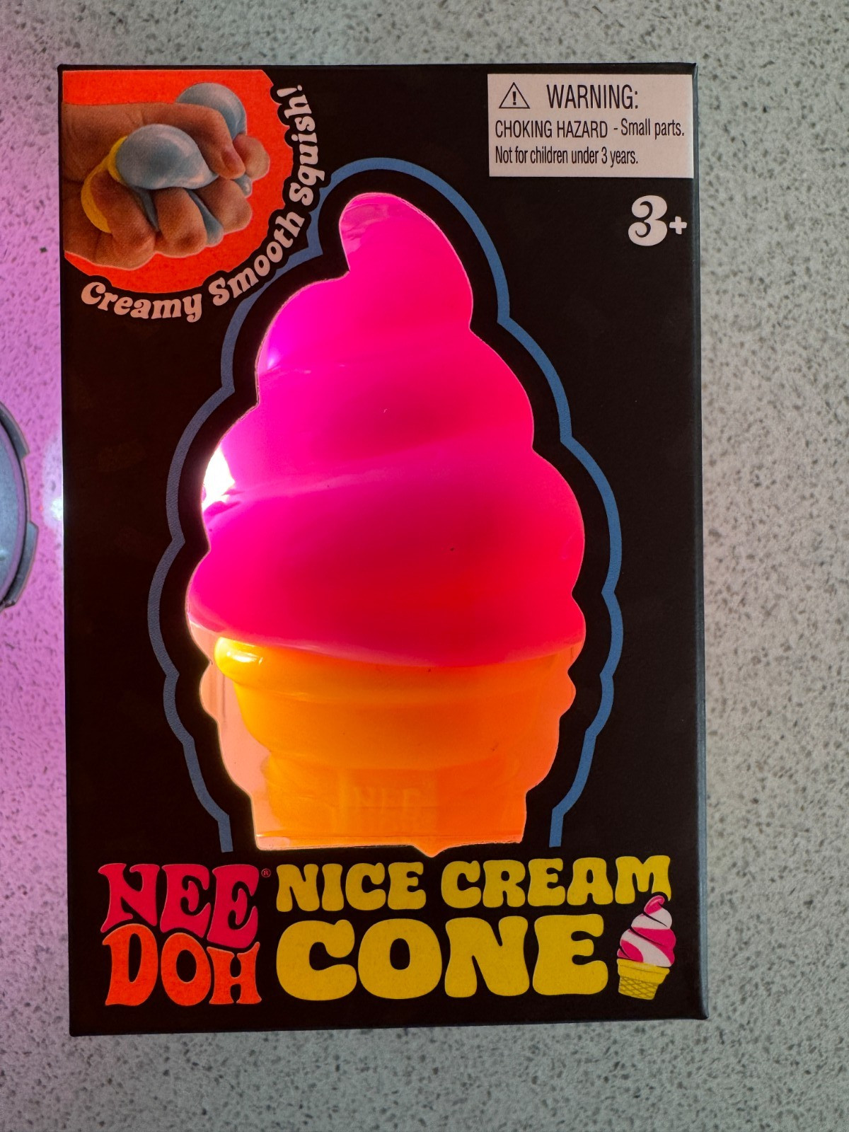 Schylling NeeDoh Nice Cream Cone Viral TikTok Fidget Stress Toy Pick Your Color