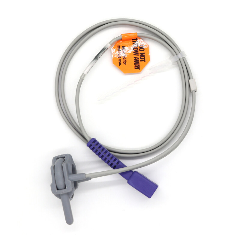Compatible For N-6000 Neonate Silicon Wrap Prober /Oximeter Pulse Sensor DB9#