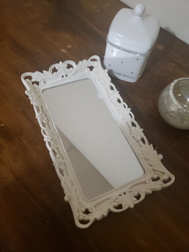 White Bathroom Decor 3 Pc Set