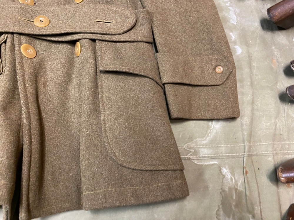 ORIGINAL WWII US ARMY WINTER M1938 WOOL MACKINAW CUT DOW JACKET-MEDIUM/LARGE 42R