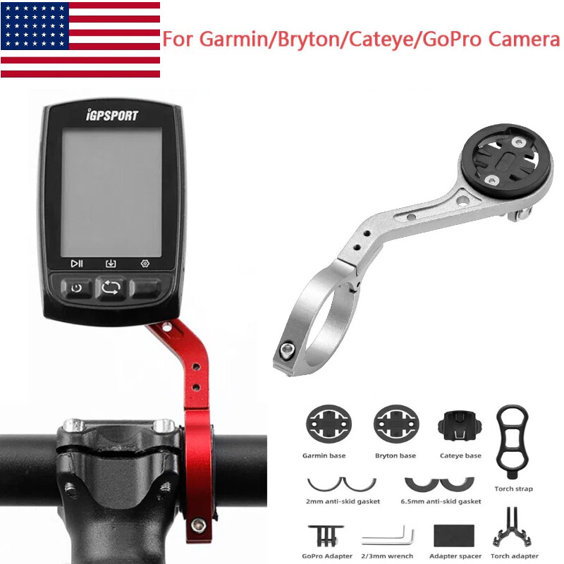 Bike Computer Front Holder Extension Mount for Garmin Bryton Cateye edge Camera