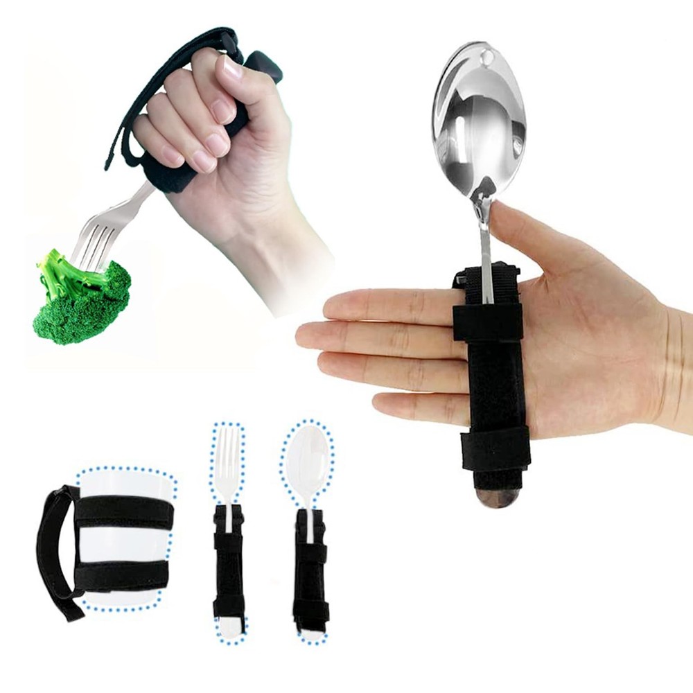 Universal Cuff Adaptive Utensil Holder Strap for Black