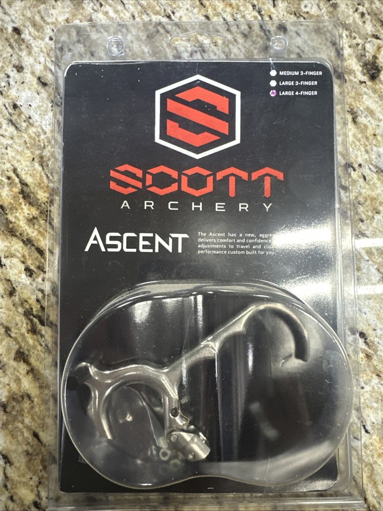 Scott Archery Ascent Micro Hinge Release - 4 finger - Large - 6013-4L