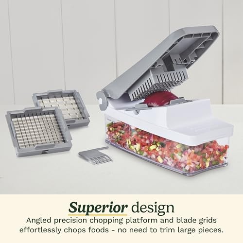 PrepExpress Vegetable & Fruit Box Chopper 4-Cup White