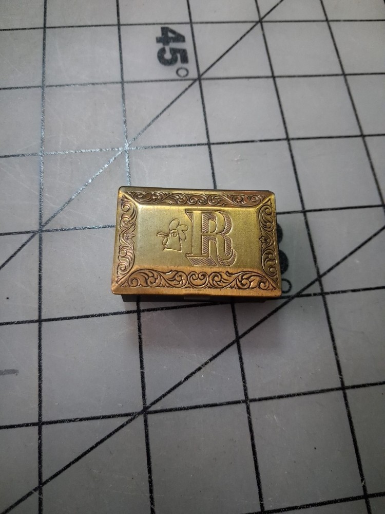 Rooster Head Monogram Box