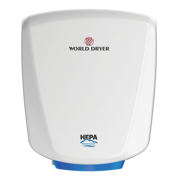 HEPA-Filtered Hand Dryer (VERDEdri) White Automatic 110-277V Part# Q974A2