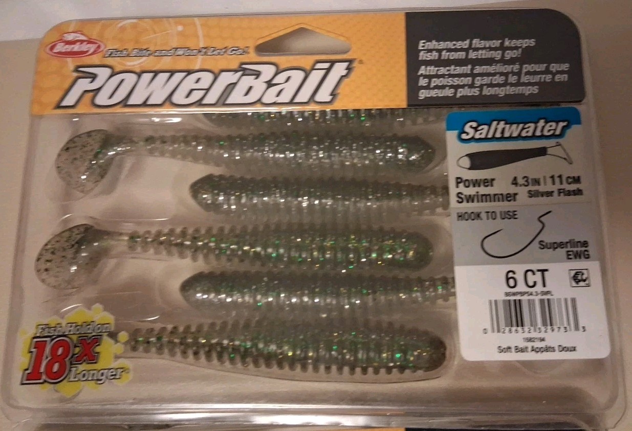 Fishing Accessories Lot Of 6 Berkley Power Bait Bonefish Firecracker...