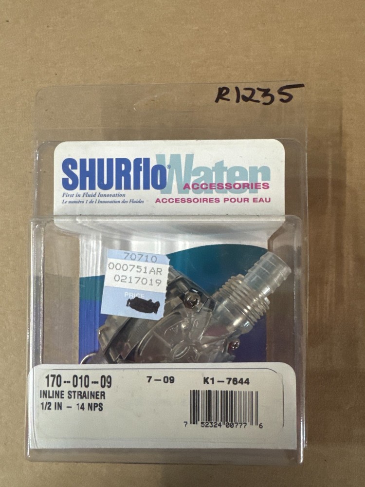 SHURFLO INLINE STRAINER 170-010-09