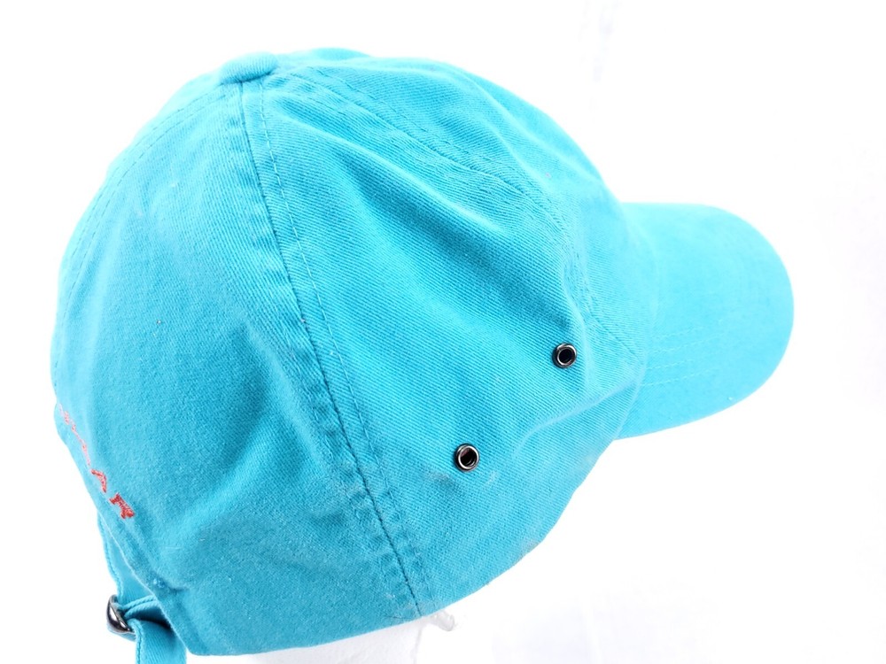 Peter Millar Hat Cap Strap back Golf Adjustable Embroidered Logo Turquoise