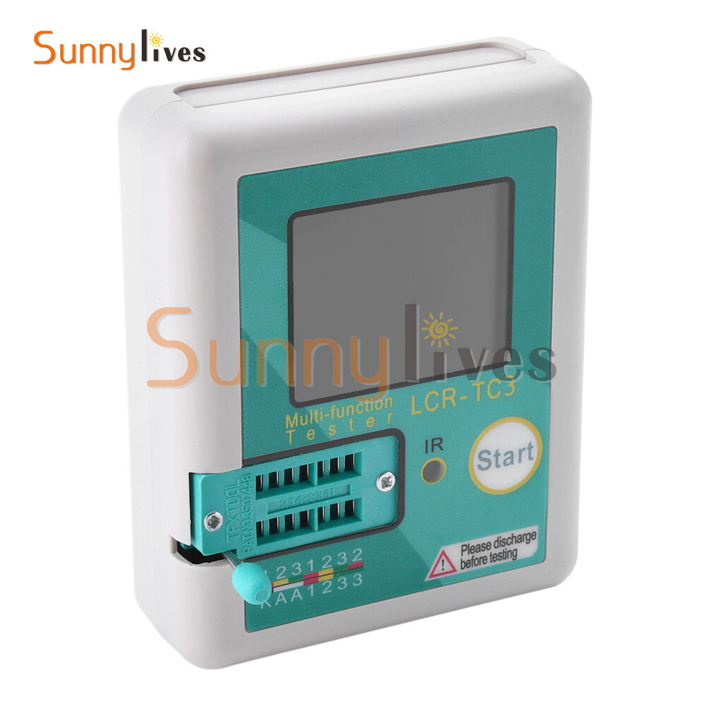 LCR-TC3 High-precision Transistor Tester Diode Capacitance Test Meter + Cable US