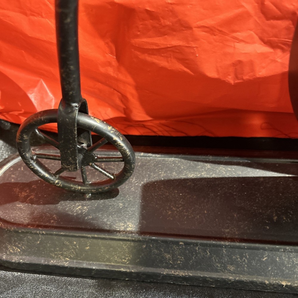 Bicycle Iron Metal Clock . Works