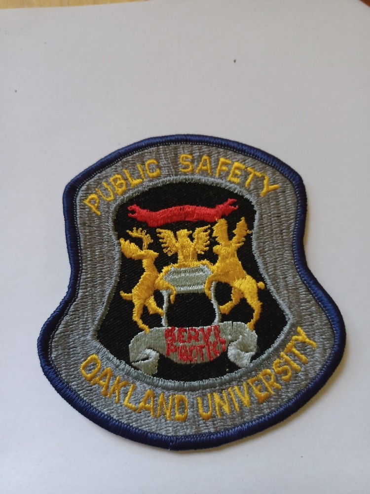 Police Security University Shoulder Patch