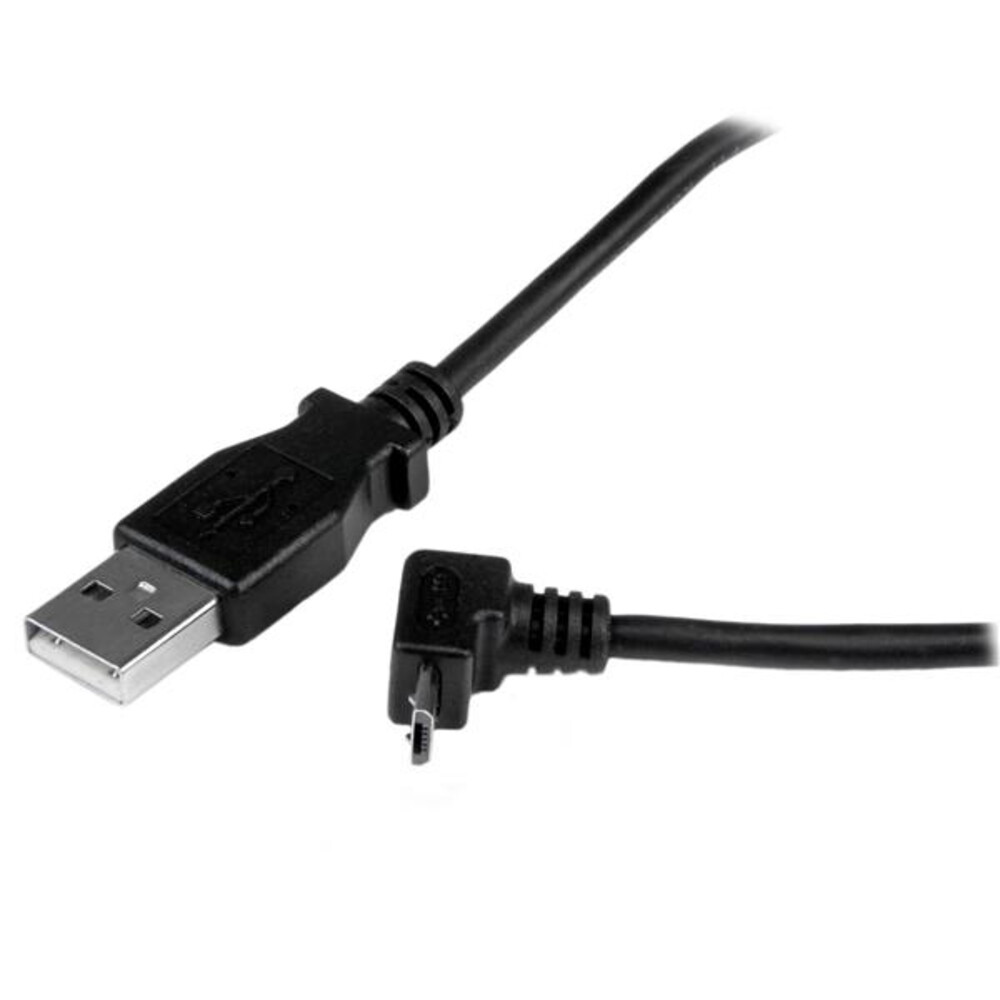 StarTech.com USBAUB2MU StarTech Cable 2m Micro USB A to Up Angle B Black Retail