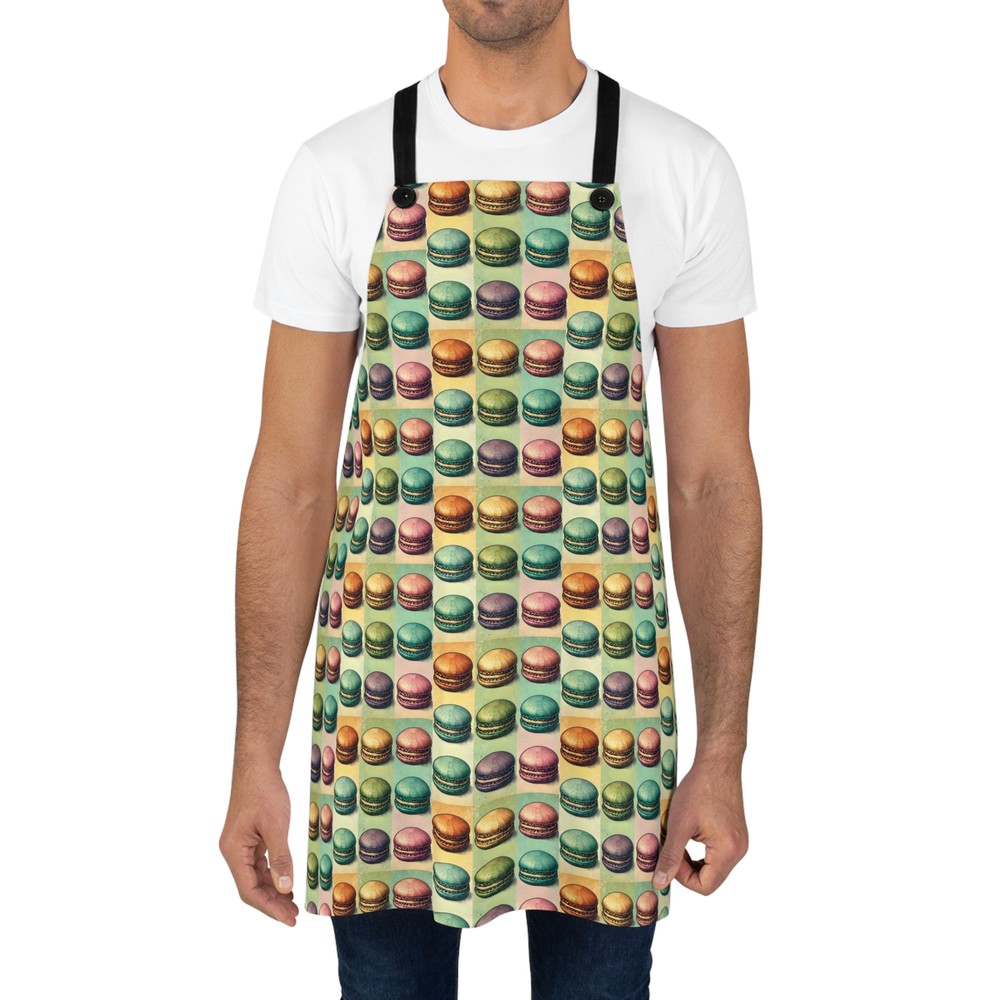 Vintage Macaroon Lovers Apron - Perfect Gift for Baking Enthusiasts